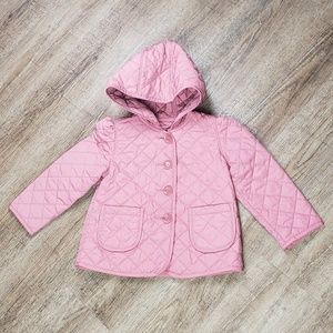 Gap Toddler Dusty Pink Quilted Jacket Sz 4